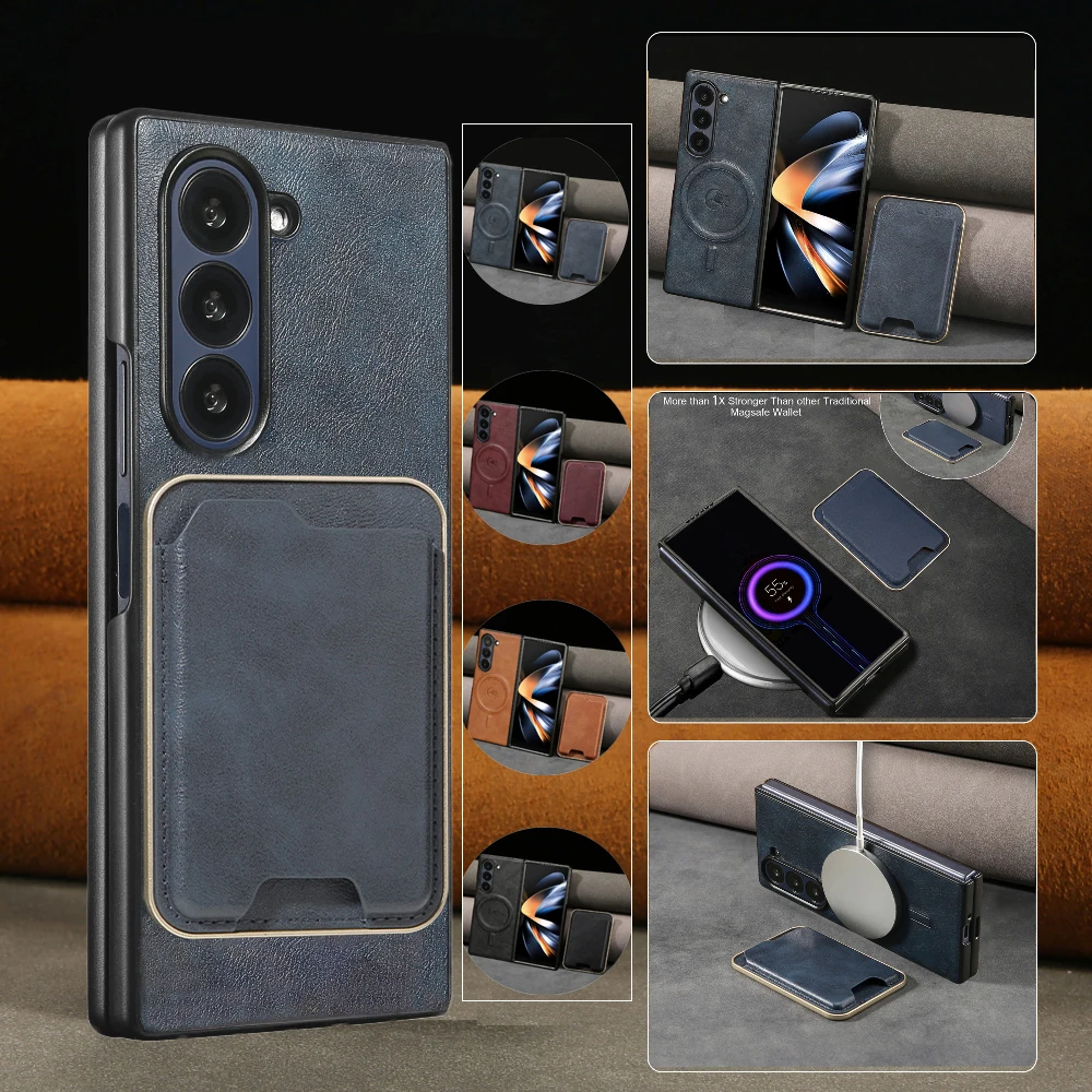 Back Removable Portable Card Cover With Magnetic Leather Phone Case For Samsung Galaxy Z Fold6/Galaxy Z Fold5/Z Fold4/Z Fold3
Back Removable Portable Card Cover With Magnetic Leather Phone Case For Samsung Galaxy Z Fold6/Galaxy Z Fold5/Z Fold4/Z Fold3