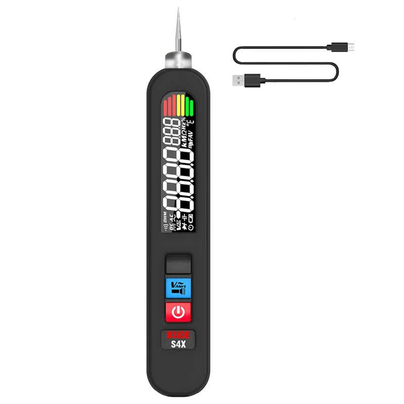 Premium-BSIDE Voltage Tester Pen 12-300V Recharge Non-Contact Detection Leakage Live Wire Breakpoint Finder Portable Household
Premium-BSIDE Voltage Tester Pen 12-300V Recharge Non-Contact Detection Leakage Live Wire Breakpoint Finder Portable Household