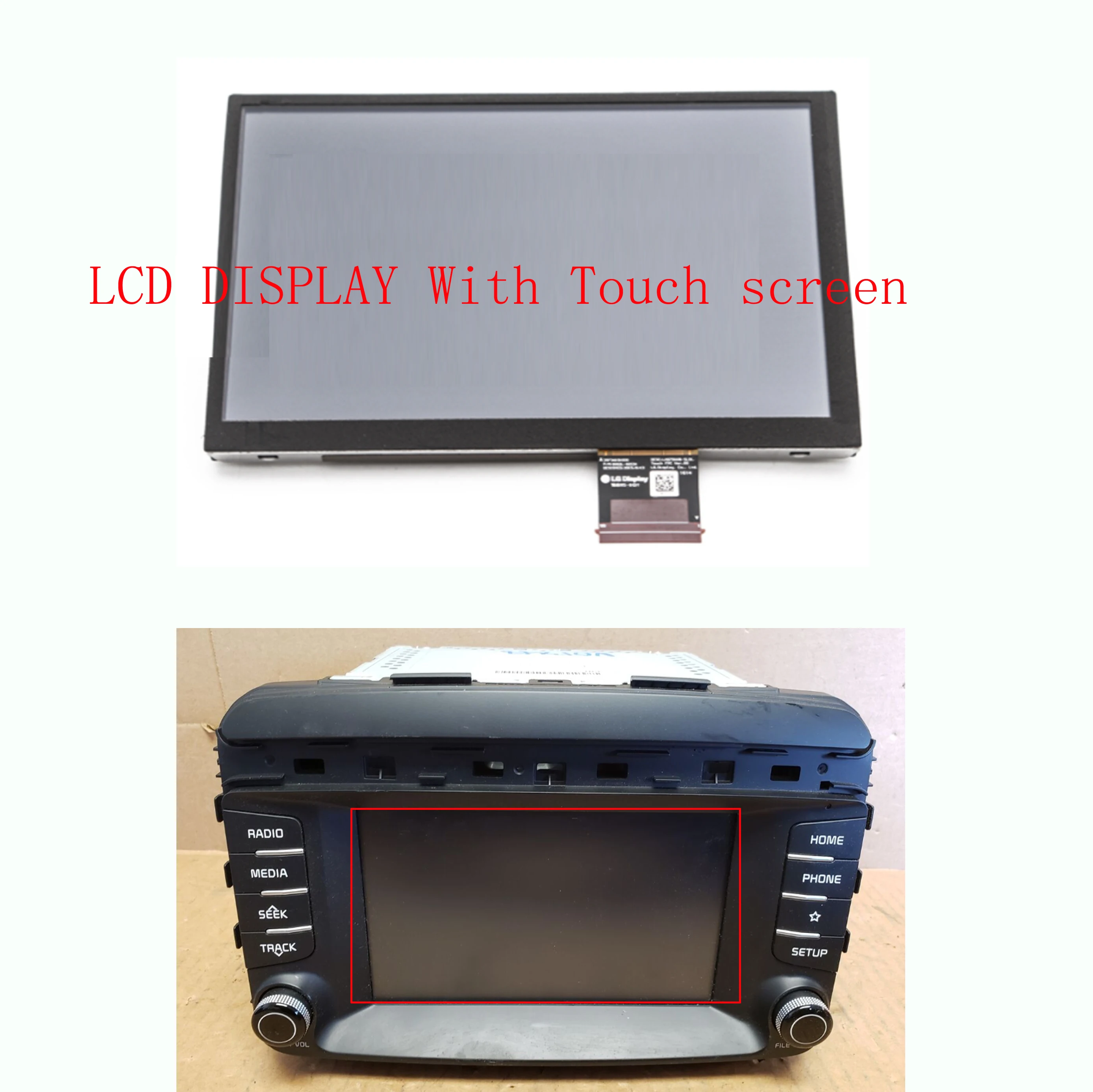 Original Car Navigation 7inch LCD Display Screen With Touch screen For KIA SORENTO 2019-2020 ADB10C6KN ADB20C6AN
Original Car Navigation 7inch LCD Display Screen With Touch screen For KIA SORENTO 2019-2020 ADB10C6KN ADB20C6AN