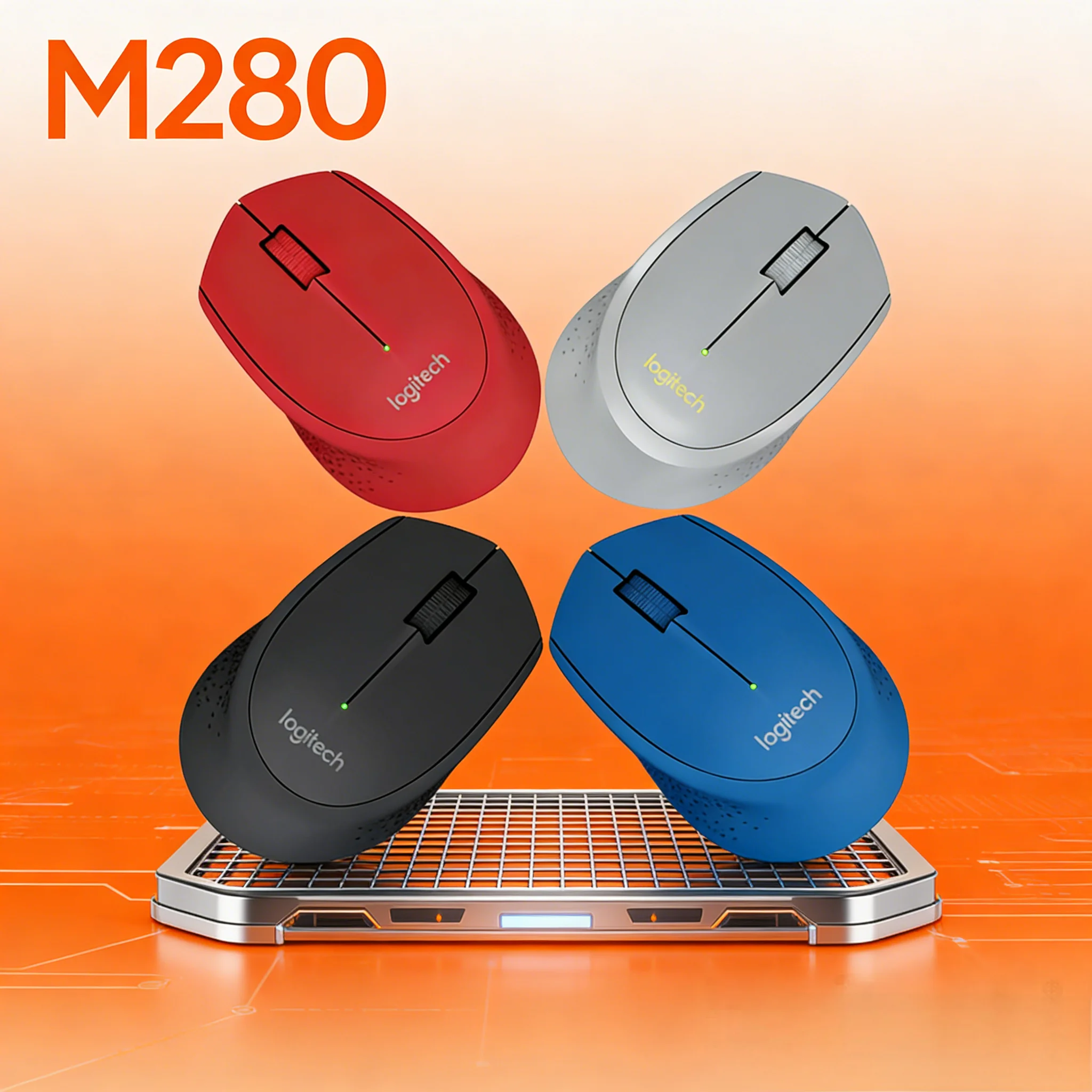 Удобная мышь Logitech M280/M330 — идеальна для среднего размера кисти
Удобная мышь Logitech M280/M330 — идеальна для среднего размера кисти