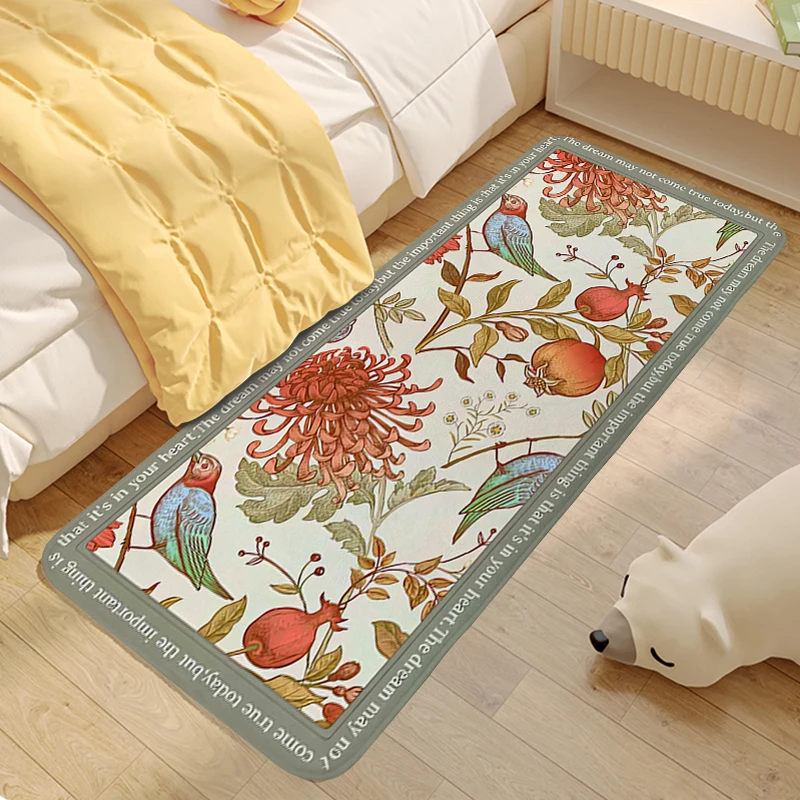 Vintage Flower Bathroom Rug Aesthetic Laundry Room Bedroom Hallway Floor Carpet House Interior Entrance Mat Home Decorations
Vintage Flower Bathroom Rug Aesthetic Laundry Room Bedroom Hallway Floor Carpet House Interior Entrance Mat Home Decorations