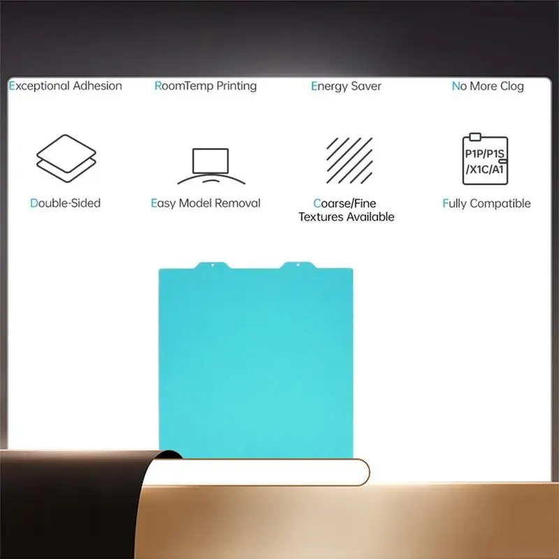 BIQU Panda Build Plate Cryogrip Pro Glacier Fine Textures Spring Steel Double Sided Textured For Bambulab A1 Mini 3D Printer-N35
BIQU Panda Build Plate Cryogrip Pro Glacier Fine Textures Spring Steel Double Sided Textured For Bambulab A1 Mini 3D Printer-N35