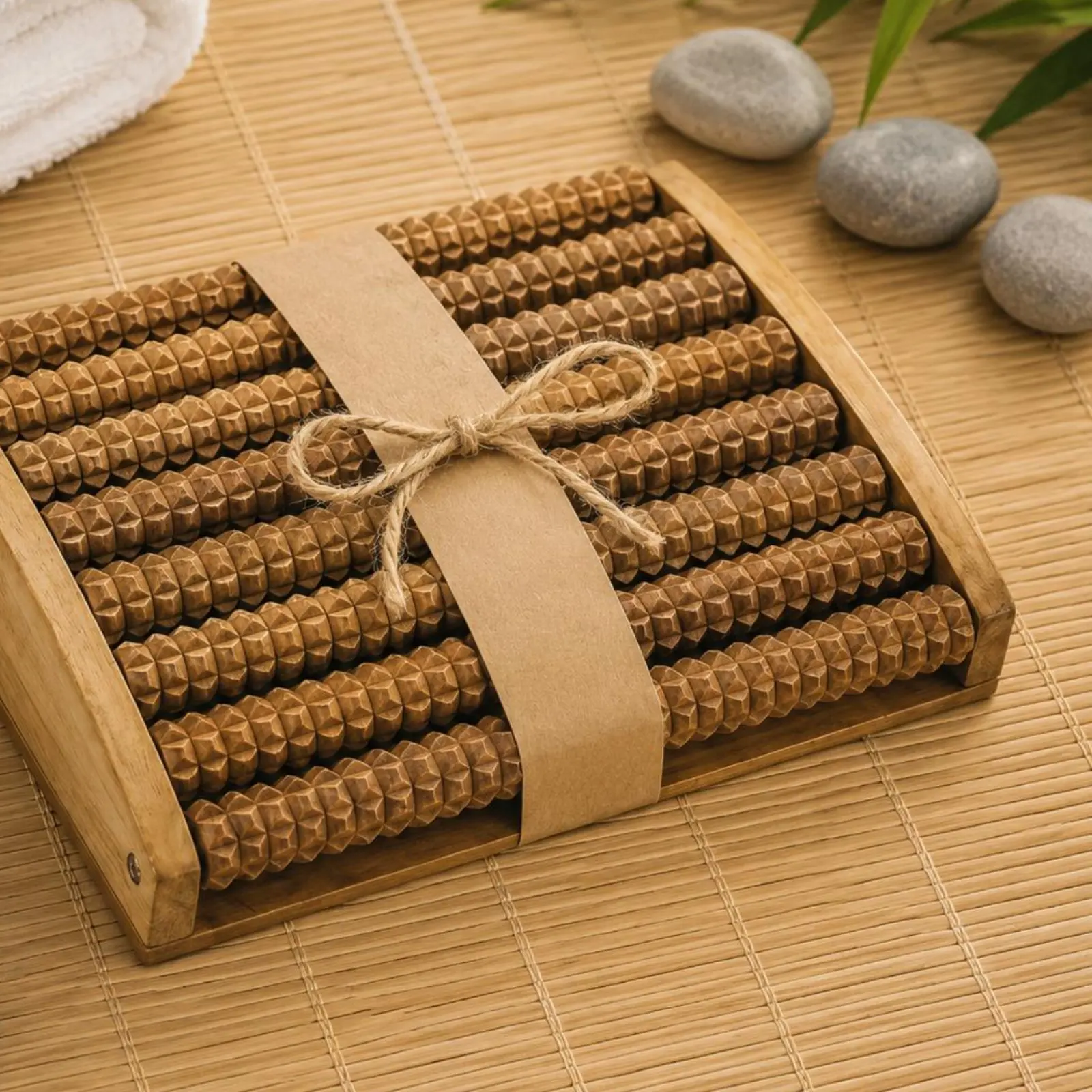 Wooden Foot Roller Deep Pressure Wood Foot Massager Physical Care Reflexology Sturdy Load Bearing for Home, Living Room
Wooden Foot Roller Deep Pressure Wood Foot Massager Physical Care Reflexology Sturdy Load Bearing for Home, Living Room