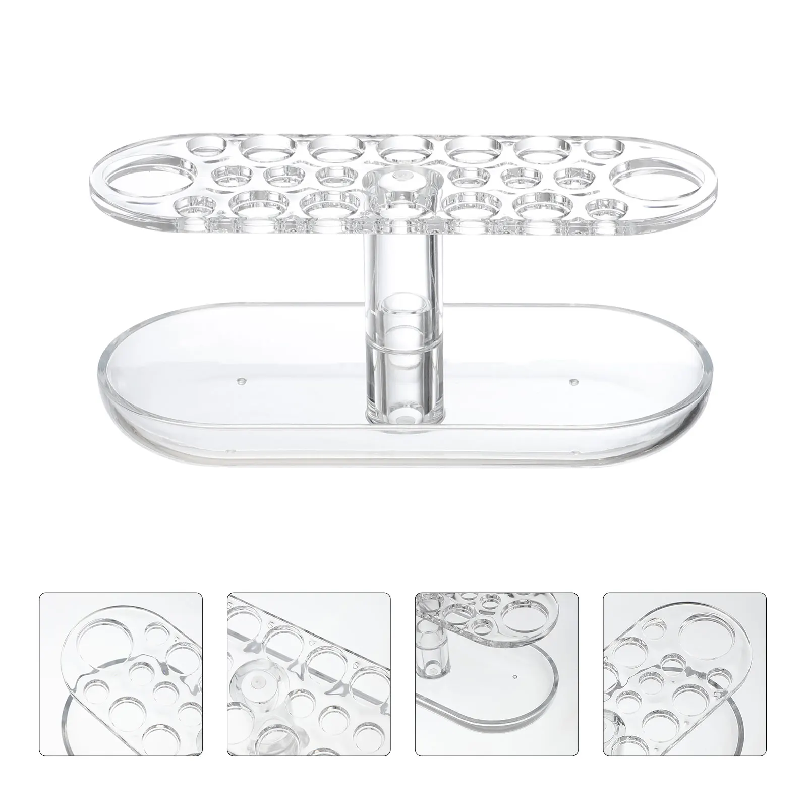 Makeup Brush Storage Rack Durable Lightweight Easy Clean Multi Size Holes Perfect for Drying Various Brushes Tool
Makeup Brush Storage Rack Durable Lightweight Easy Clean Multi Size Holes Perfect for Drying Various Brushes Tool