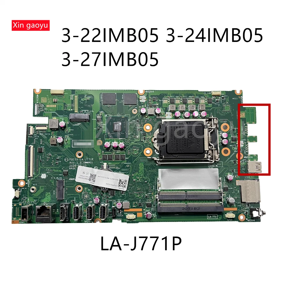 Материнская плата для ноутбука Lenovo IdeaCentre 3-22IMB05 3-24IMB05 3-27IMB05 5B20U54070 5B20U54071 R625 2G GPU IB460SC1 LA-J771P
Материнская плата для ноутбука Lenovo IdeaCentre 3-22IMB05 3-24IMB05 3-27IMB05 5B20U54070 5B20U54071 R625 2G GPU IB460SC1 LA-J771P
