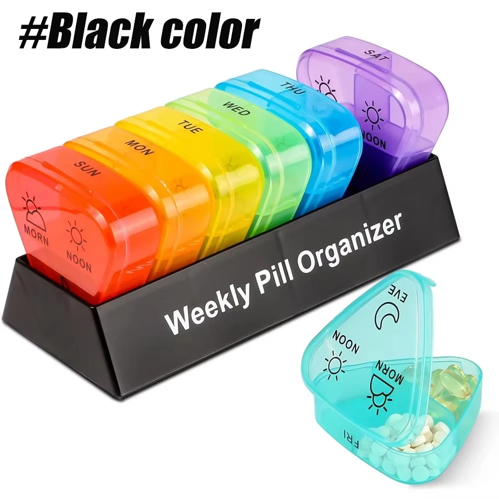 7 Days Daily Pill Box For Medicine Waterproof Secret Compartments French Holder Drug Case Tablet Container Weekly Pill Organizer
7 Days Daily Pill Box For Medicine Waterproof Secret Compartments French Holder Drug Case Tablet Container Weekly Pill Organizer