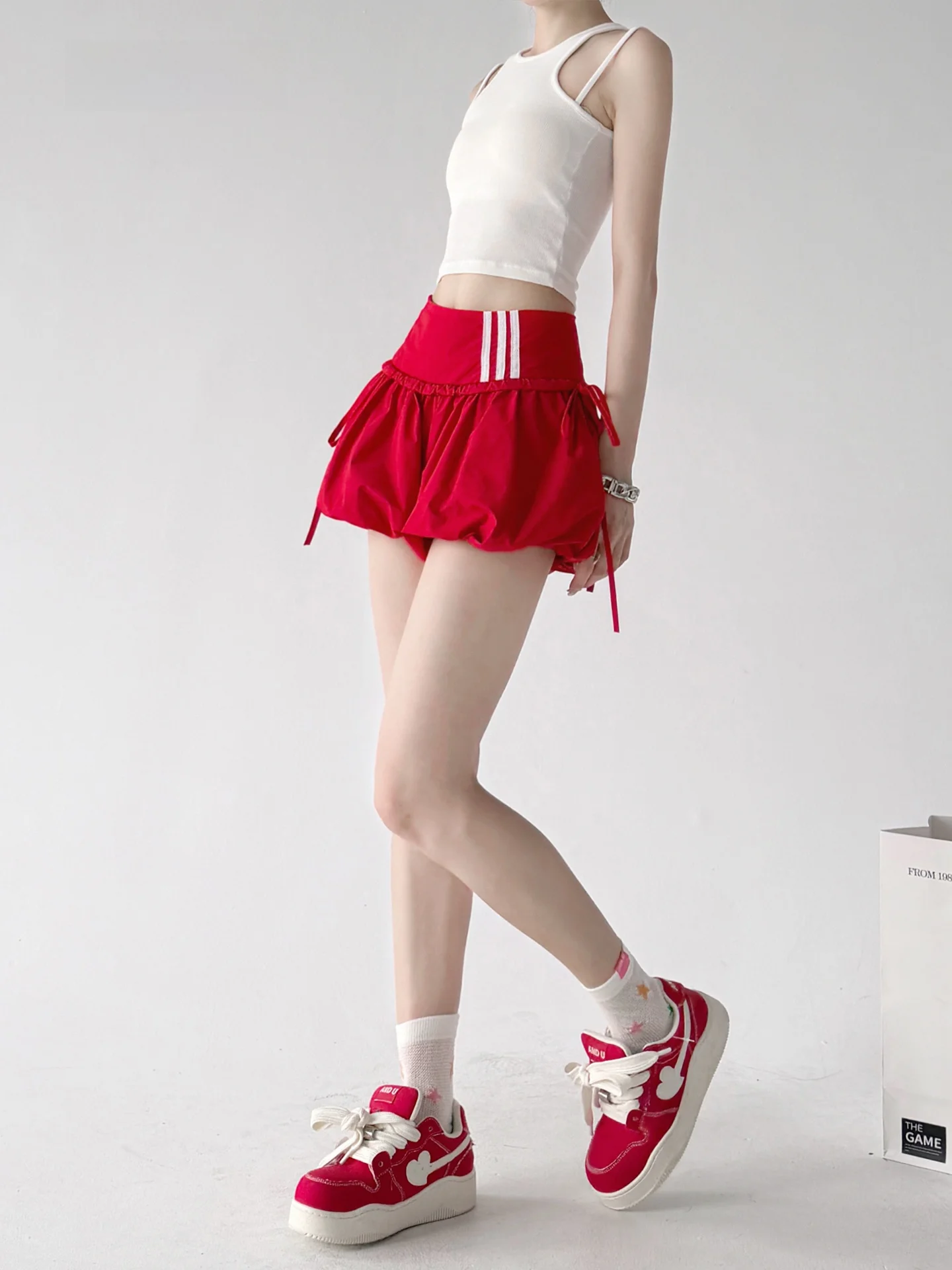 Red High Waist Flower Bud Half Skirt Women's A-Line Short Puffy Skirt Summer New Style Slimming Fluffy Skirt Polyester Fabric
Red High Waist Flower Bud Half Skirt Women's A-Line Short Puffy Skirt Summer New Style Slimming Fluffy Skirt Polyester Fabric