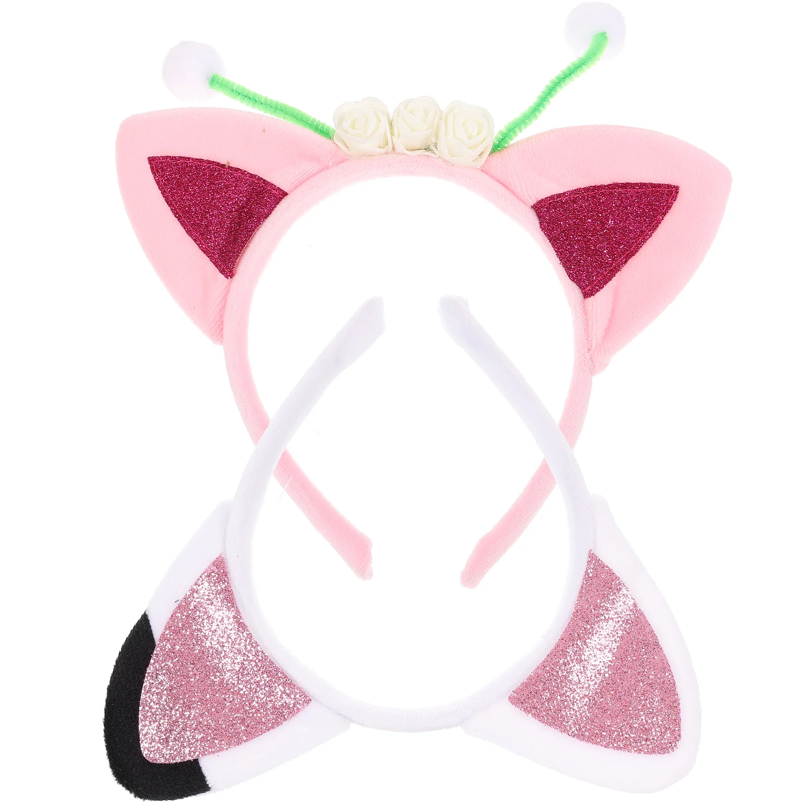 2 Pcs Animal Ear Headb s Girls Headdress Pink Glitter White Cat Ears Costume Accessory Hair Accessories Halloween Party
2 Pcs Animal Ear Headb s Girls Headdress Pink Glitter White Cat Ears Costume Accessory Hair Accessories Halloween Party