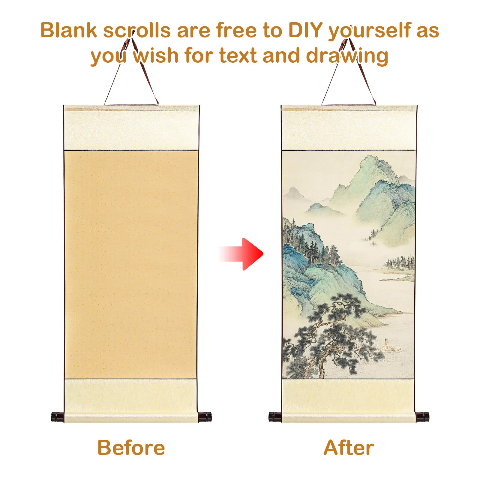 Premium Blank Chinese Scroll Paper for Calligraphy Art Painting Home Office Hanging Scroll Chinese Paper Home Supplies
Premium Blank Chinese Scroll Paper for Calligraphy Art Painting Home Office Hanging Scroll Chinese Paper Home Supplies