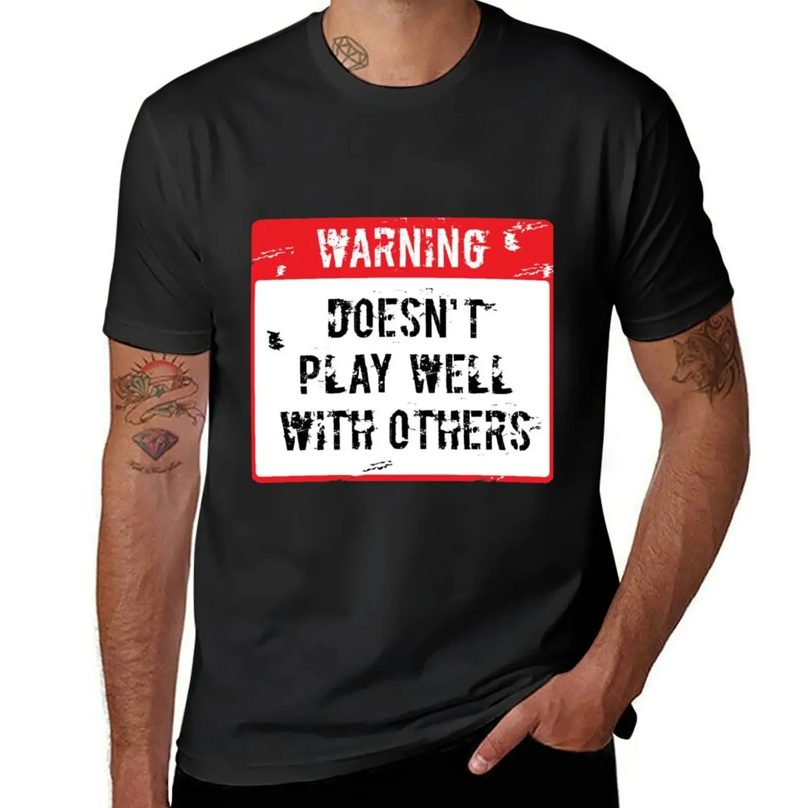 WARNING - Doesn't play well with others T-Shirt kawaii clothes Louboutins shirts graphic tee Men's t shirts
WARNING - Doesn't play well with others T-Shirt kawaii clothes Louboutins shirts graphic tee Men's t shirts
