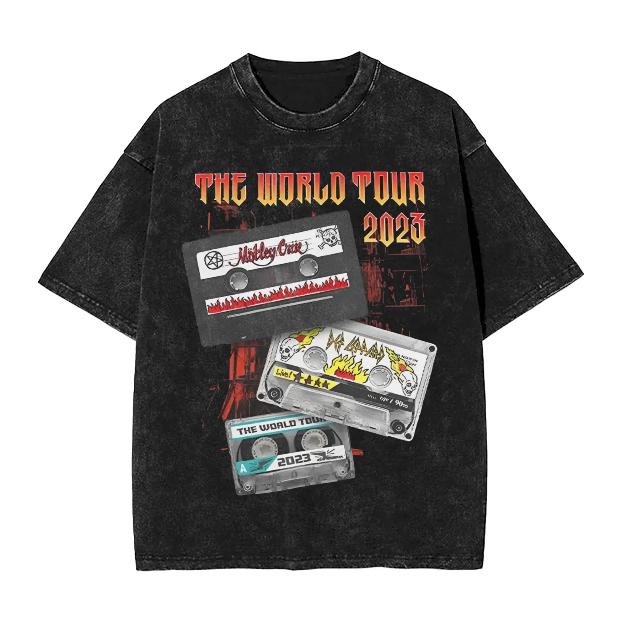 MotleyCrue tour band concert Washed T Shirts Streetwear Hip Hop Casual T-Shirts Tees for Men Women 100% Cotton Oversize
MotleyCrue tour band concert Washed T Shirts Streetwear Hip Hop Casual T-Shirts Tees for Men Women 100% Cotton Oversize