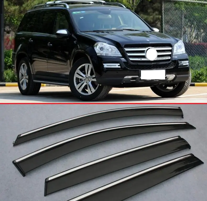 For Benz GL400 GL450 GL500 GL550 2010-2012 Window Wind Deflector Visor Rain/Sun Guard Vent Car Accessories Stickers
For Benz GL400 GL450 GL500 GL550 2010-2012 Window Wind Deflector Visor Rain/Sun Guard Vent Car Accessories Stickers