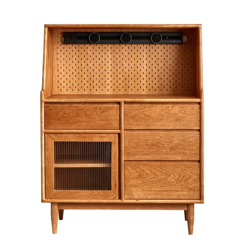Nordic solid wood North American cherry wood coffee machine microwave oven log multi-kinetic energy storage cabinet
Nordic solid wood North American cherry wood coffee machine microwave oven log multi-kinetic energy storage cabinet