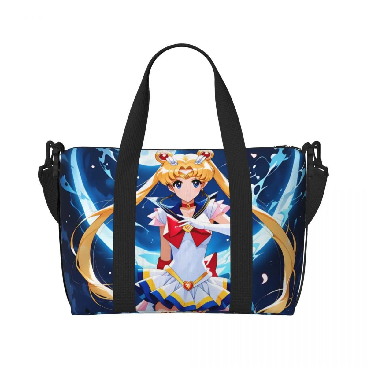 Пляжная сумка-тоут Custom S-Sailors Moons для женщин, с принтом Принцессы Серенити, аниме, с большим отделением, для спортзала, пляжа, путешествий
Пляжная сумка-тоут Custom S-Sailors Moons для женщин, с принтом Принцессы Серенити, аниме, с большим отделением, для спортзала, пляжа, путешествий