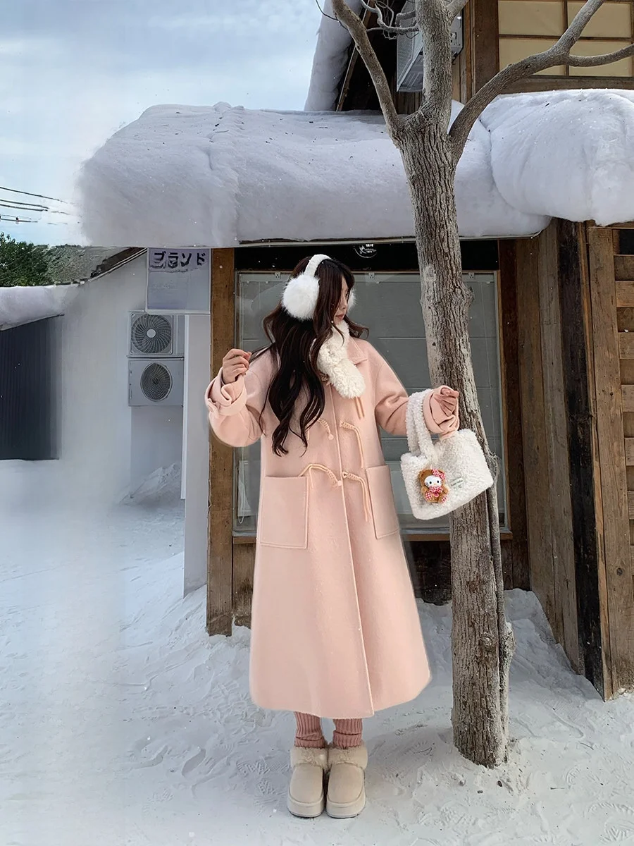 Annie Sli, милое хлопковое шерстяное пальто большого размера, женское твидовое пальто с микрожиром, корейское твидовое пальто для поездок на работу Faion
Annie Sli, милое хлопковое шерстяное пальто большого размера, женское твидовое пальто с микрожиром, корейское твидовое пальто для поездок на работу Faion