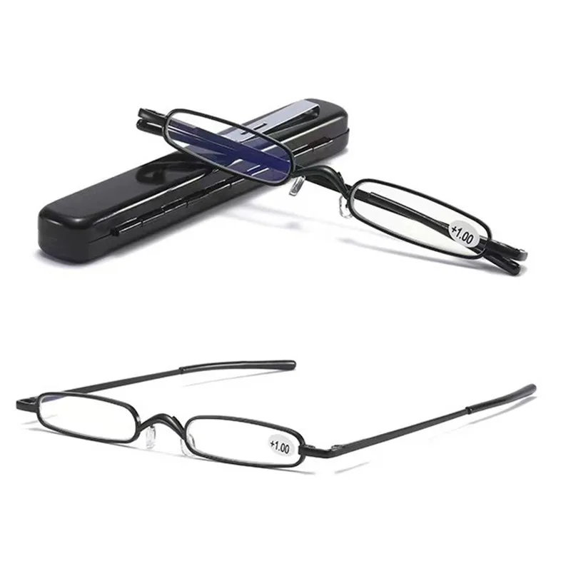 Hot Sale High Quality Portable Classic Stainless Steel mini Reading Glasses Unisex Style with Aluminium cases
Hot Sale High Quality Portable Classic Stainless Steel mini Reading Glasses Unisex Style with Aluminium cases