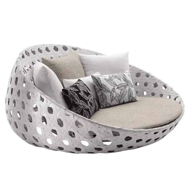 Outdoor rattan round bed furniture swimming pool waterproof sunscreen bed hotel balcony leisure
Outdoor rattan round bed furniture swimming pool waterproof sunscreen bed hotel balcony leisure
