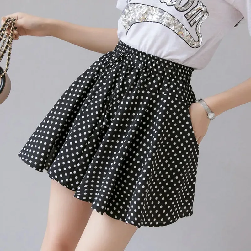 Half Skirt Women 2024 Summer New High Waiste Thin Short Skirts Wave Dot A-line Skirt Female Versatile Fashion Sexy Mini Skirts
Half Skirt Women 2024 Summer New High Waiste Thin Short Skirts Wave Dot A-line Skirt Female Versatile Fashion Sexy Mini Skirts
