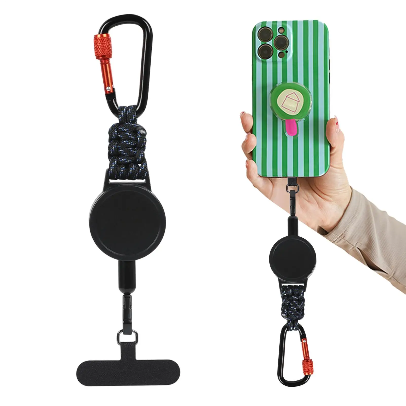 Retractable Tether Lanyard Length Adjustable Anti-Theft Accessories Phone Tether Lanyard For Office School Travel Vacation
Retractable Tether Lanyard Length Adjustable Anti-Theft Accessories Phone Tether Lanyard For Office School Travel Vacation