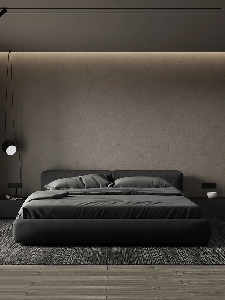 Italian minimalist technology cotton linen fabric bed modern Hong Kong-style double 1.8-meter master bedroom bed
Italian minimalist technology cotton linen fabric bed modern Hong Kong-style double 1.8-meter master bedroom bed