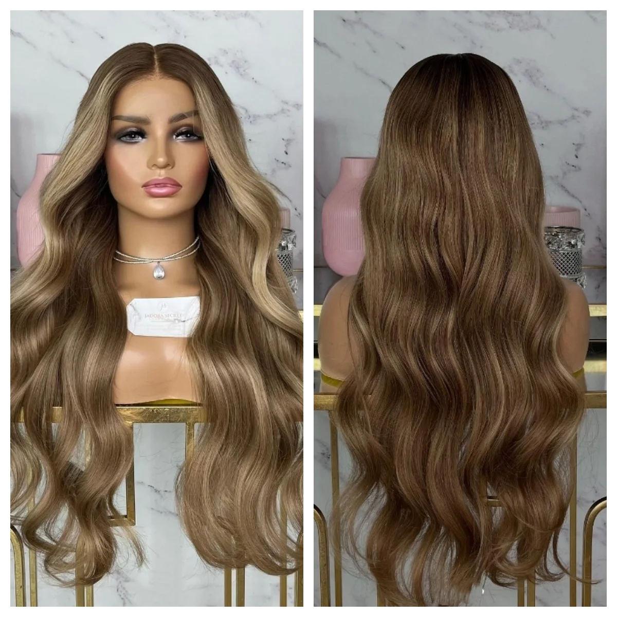 Высокое качество Длинные волнистые светлые парики Мягкий синтетический парик фронта шнурка для женщин Косплей Ежедневный парик Парики для вечеринок Термостойкие
Высокое качество Длинные волнистые светлые парики Мягкий синтетический парик фронта шнурка для женщин Косплей Ежедневный парик Парики для вечеринок Термостойкие