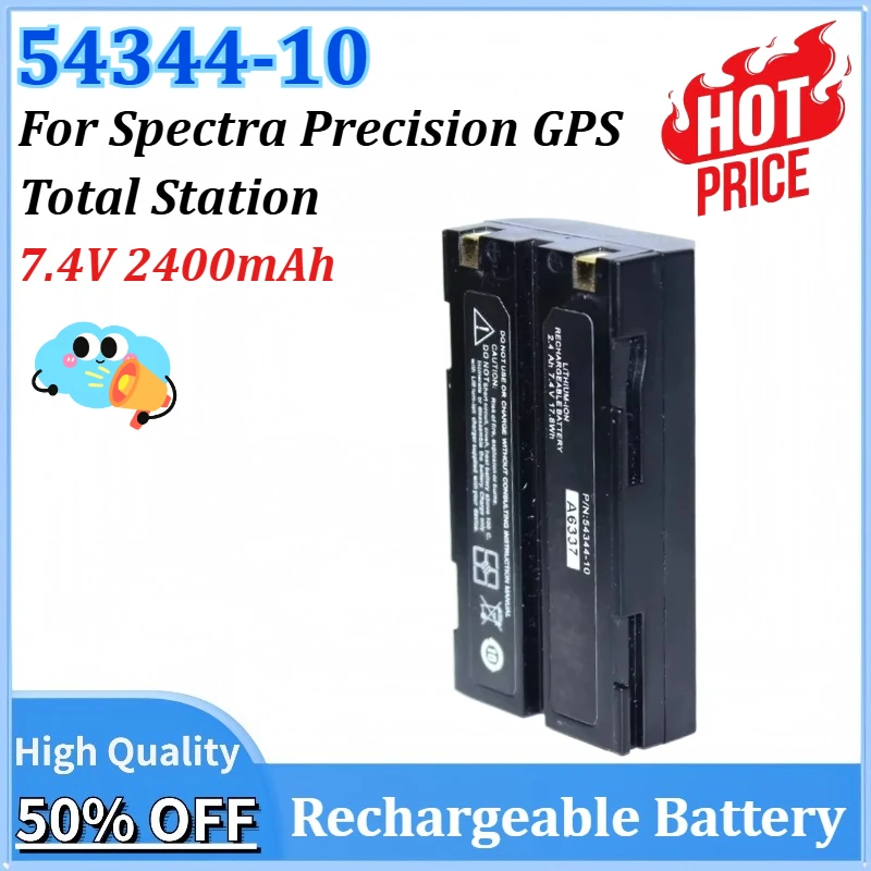 Newly upgraded 54344-10 7.4V 2400mAh Replacement Battery for Spectra Precision GPS Total Station Rechargeable Battery
Newly upgraded 54344-10 7.4V 2400mAh Replacement Battery for Spectra Precision GPS Total Station Rechargeable Battery
