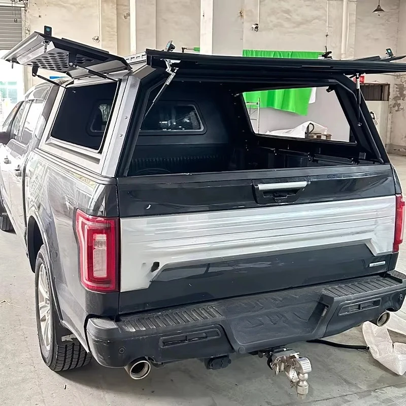 High Quality Aluminium Hardtop Pickup Canopy Truck Bed Cap Topper Camper Shell For Ranger Gladiator F150
High Quality Aluminium Hardtop Pickup Canopy Truck Bed Cap Topper Camper Shell For Ranger Gladiator F150