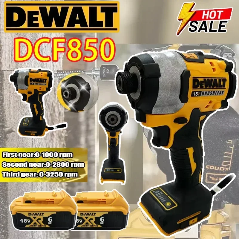 Аккумуляторный ударный шуруповерт DEWALT DCF850 205 Нм, бесщеточный, 18 В, перезаряжаемый, электроинструмент
Аккумуляторный ударный шуруповерт DEWALT DCF850 205 Нм, бесщеточный, 18 В, перезаряжаемый, электроинструмент