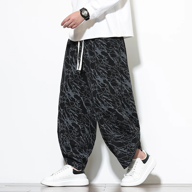 Large Size Men's Corduroy Printed Wide Leg Pants Harlan Loose Sport Trousers Casual Autumn Winter Fashion Harem Pants
Large Size Men's Corduroy Printed Wide Leg Pants Harlan Loose Sport Trousers Casual Autumn Winter Fashion Harem Pants
