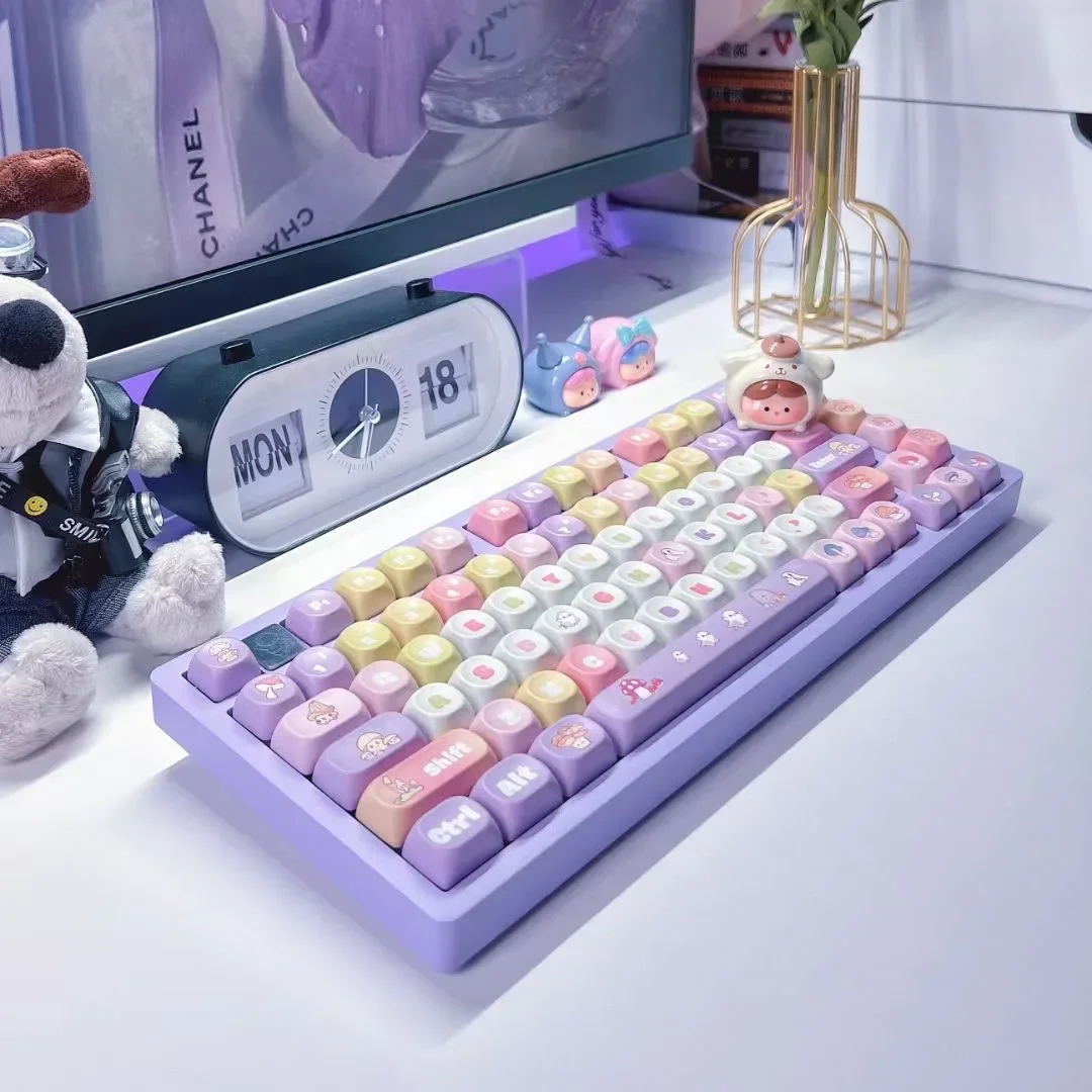 PBT Keycaps138 Keys XOA Gift for Girl Cute Key Cap Square Thermal Sublimation Mechanical Keyboard Keycap Keyboard Accessories
PBT Keycaps138 Keys XOA Gift for Girl Cute Key Cap Square Thermal Sublimation Mechanical Keyboard Keycap Keyboard Accessories