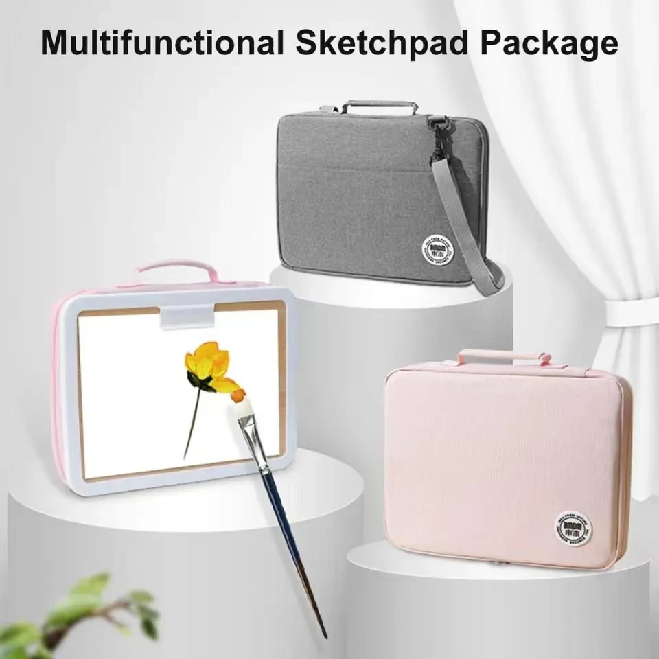 Sketching Board Bag Large Capacity Writing And Drawing Tote Bag with Shoulder Strap Outdoor Portable Kids Art Bag for School
Sketching Board Bag Large Capacity Writing And Drawing Tote Bag with Shoulder Strap Outdoor Portable Kids Art Bag for School