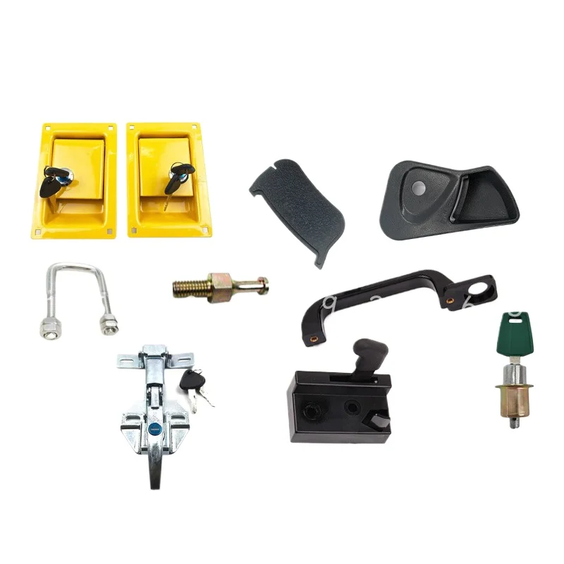 Excavator accessories Volvo EC55 60 door lock assembly, cab door lock, door lock outer handle lock cylinder
Excavator accessories Volvo EC55 60 door lock assembly, cab door lock, door lock outer handle lock cylinder
