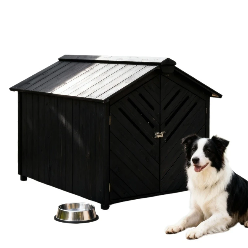 Villa outdoor large dog cage Rural outdoor anti-corrosion wooden dog kennel Wooden house rainproof and waterproof
Villa outdoor large dog cage Rural outdoor anti-corrosion wooden dog kennel Wooden house rainproof and waterproof