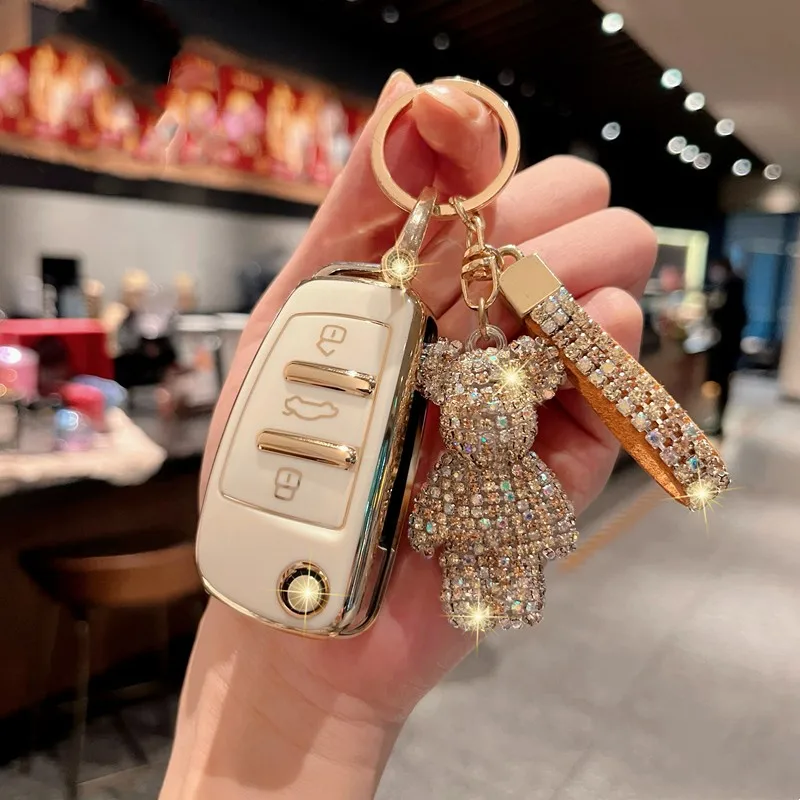 TPU Car Key Case Cover Shell Fob For Audi Q3 A3 A1 A4 A5 A6 C7 A7 S3 S7 S8 R8 8P Q2 Q5 Q7 Q8 SQ5 TT RS3 RS6 Holder Accessories
TPU Car Key Case Cover Shell Fob For Audi Q3 A3 A1 A4 A5 A6 C7 A7 S3 S7 S8 R8 8P Q2 Q5 Q7 Q8 SQ5 TT RS3 RS6 Holder Accessories