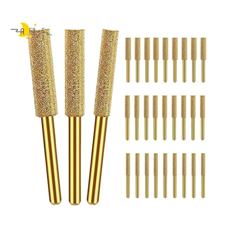 AF95-30Pcs Diamond Chainsaw Sharpener 3 Size Chainsaw Sharpener Bits, For Chain Saw, (5/32Inch, 3/16Inch, 7/32Inch)
AF95-30Pcs Diamond Chainsaw Sharpener 3 Size Chainsaw Sharpener Bits, For Chain Saw, (5/32Inch, 3/16Inch, 7/32Inch)