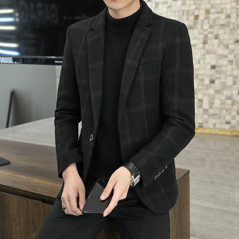 2023 new boutique autumn and winter material handsome casual Korean version of the fashion trend slim-fit men's small suit jackt
2023 new boutique autumn and winter material handsome casual Korean version of the fashion trend slim-fit men's small suit jackt