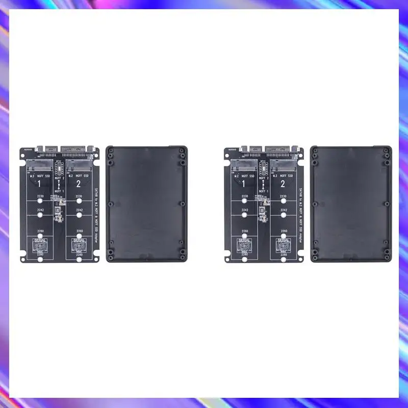 2X двойной адаптер M.2 к SATA3.0, адаптер M.2 SATA Protocol SSD, 2-портовый преобразователь NGFF M.2 B Key к SATA 3.0 6 Гбит/с M2 к SATA
2X двойной адаптер M.2 к SATA3.0, адаптер M.2 SATA Protocol SSD, 2-портовый преобразователь NGFF M.2 B Key к SATA 3.0 6 Гбит/с M2 к SATA