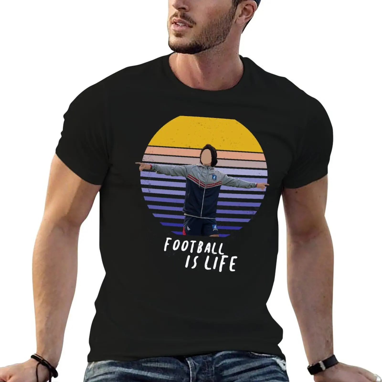 Football is life Vintage Sunset T-Shirt t shirts for man pack cotton man t shirt luxury t shirts for man graphic funny T-shirt
Football is life Vintage Sunset T-Shirt t shirts for man pack cotton man t shirt luxury t shirts for man graphic funny T-shirt