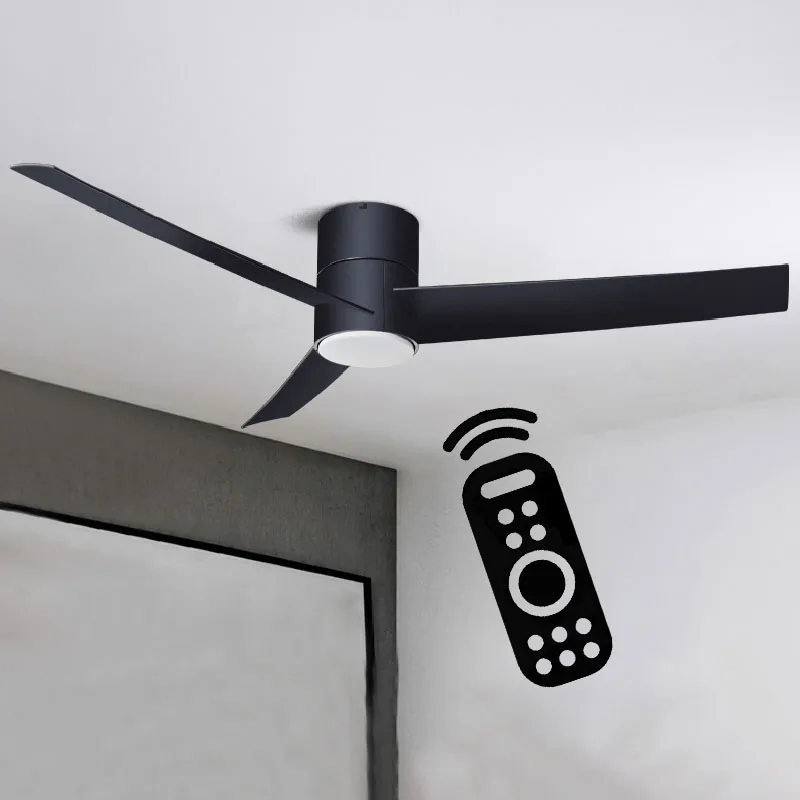  52Inch Ceiling Fan With Lights ABS Fan Blade Flush Mount Fan Light With Remote Control Dimmable Quiet DC Motor Bedroom Kitchen
52Inch Ceiling Fan With Lights ABS Fan Blade Flush Mount Fan Light With Remote Control Dimmable Quiet DC Motor Bedroom Kitchen