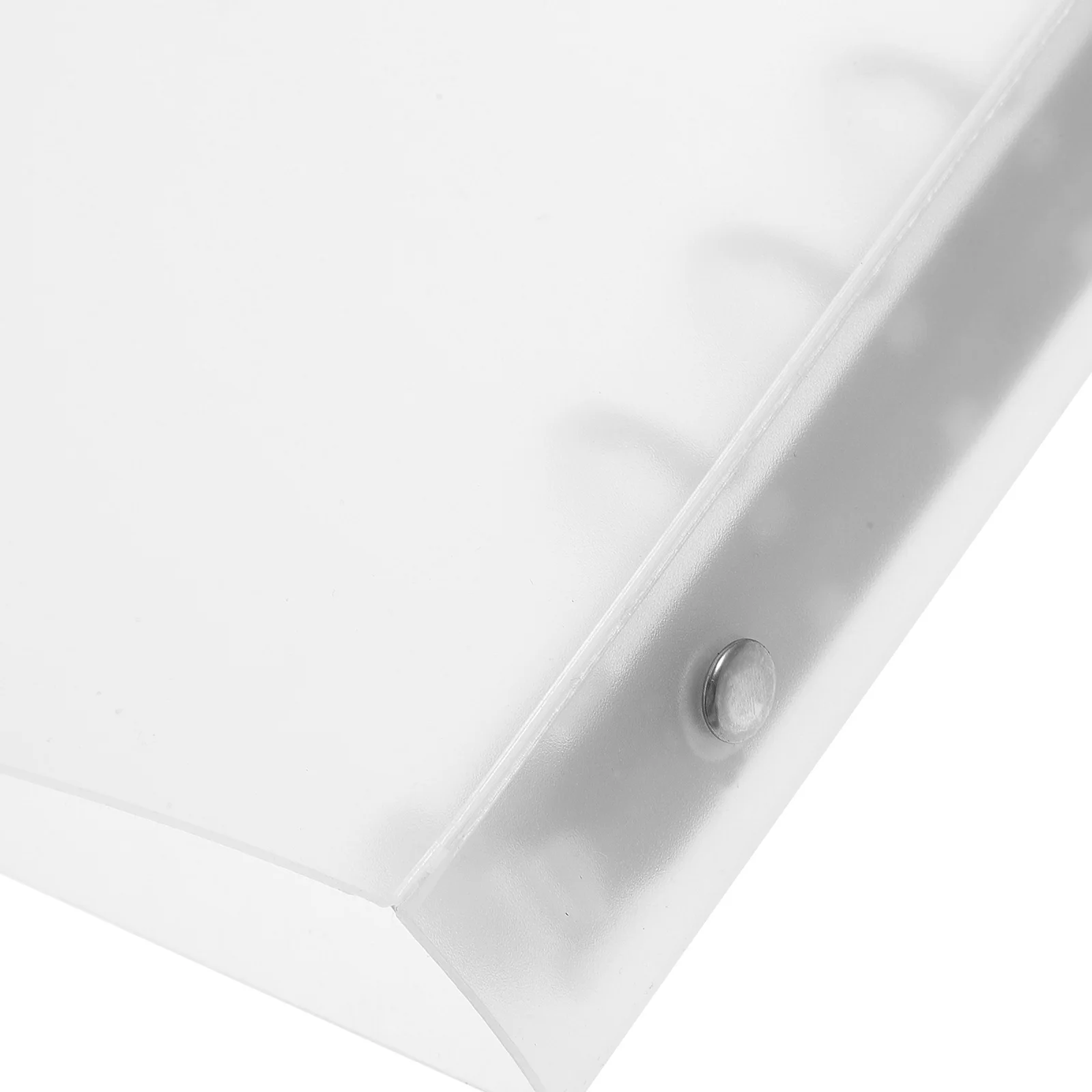 2 Pcs Binder Manual Portable Folder Loose Leaf Notebook Organizer Shell Clear Transparent Metal Office Multi-function
2 Pcs Binder Manual Portable Folder Loose Leaf Notebook Organizer Shell Clear Transparent Metal Office Multi-function