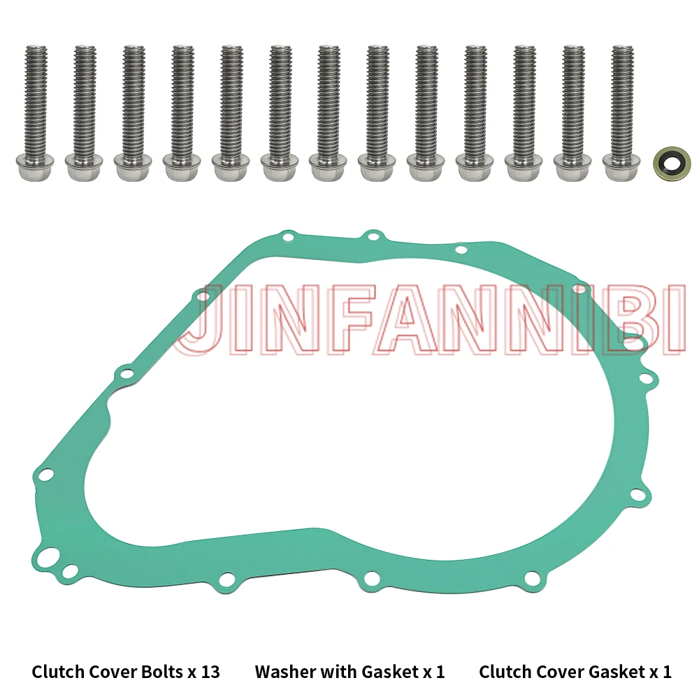 Для Suzuki GSXR750 2006-2020 2021 2022 2023 2024 2025 титановые болты крышки сцепления и комплект прокладок крышки
Для Suzuki GSXR750 2006-2020 2021 2022 2023 2024 2025 титановые болты крышки сцепления и комплект прокладок крышки