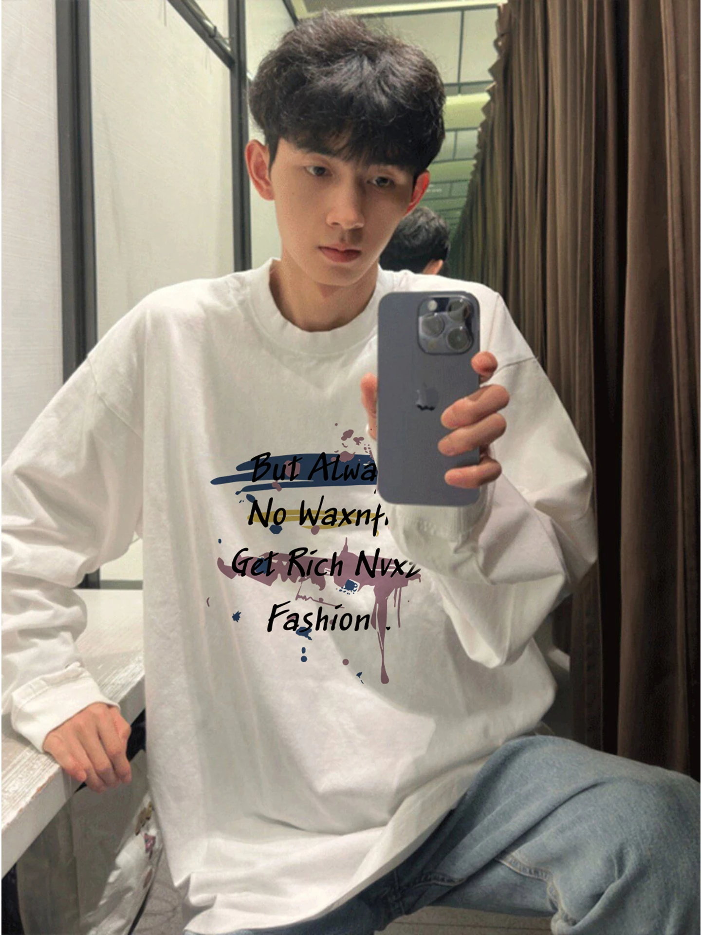 Модная удлиненная футболка оверсайз для мужчин, осенне-зимняя, новая, свободная, универсальная, базовая, хлопковая, с круглым вырезом, антибактериальная
Модная удлиненная футболка оверсайз для мужчин, осенне-зимняя, новая, свободная, универсальная, базовая, хлопковая, с круглым вырезом, антибактериальная