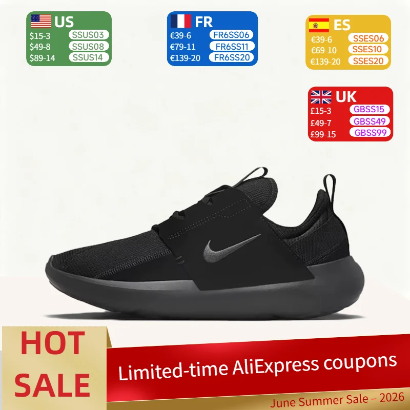 Nike E-Series AD Comfortable and Versatile Low-Top Fashion Casual Everyday Leisure Shoes Men's Black DV2436-003
Nike E-Series AD Comfortable and Versatile Low-Top Fashion Casual Everyday Leisure Shoes Men's Black DV2436-003