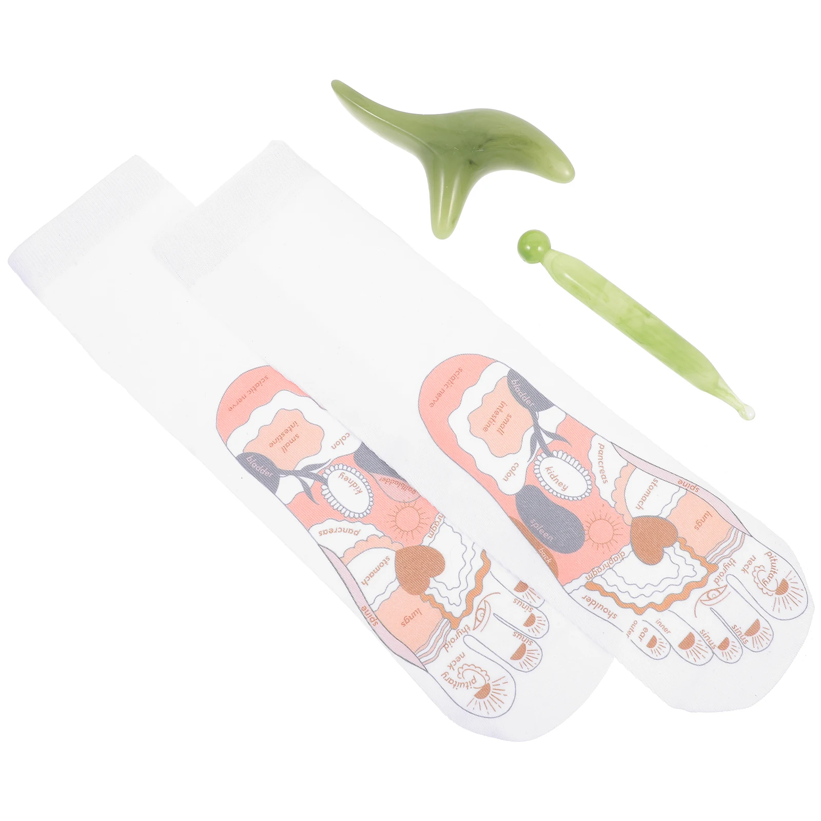 Acupressure Reflexology Socks Massage Tools Acupuncture Stick Resin Acupoint Printed Full Cotton Large Size Foot Care Massager
Acupressure Reflexology Socks Massage Tools Acupuncture Stick Resin Acupoint Printed Full Cotton Large Size Foot Care Massager