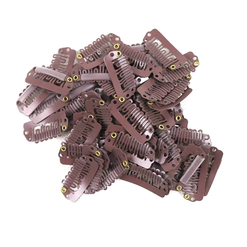 Harmony Plus Hair 100pcs Wig Clips 28mm 6 Teeth Snap Clips For Hair Extensions Tools 6 Colors Available
Harmony Plus Hair 100pcs Wig Clips 28mm 6 Teeth Snap Clips For Hair Extensions Tools 6 Colors Available