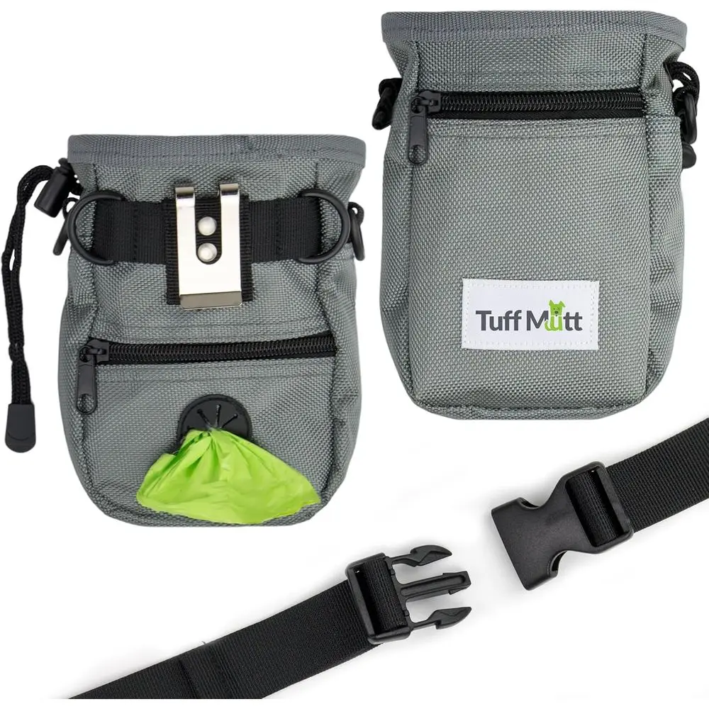 Adjustable Waist Belt Dog Treat Pouch with Poop Bag Holder & Metal Clip, Holds Treats, Kibble, Accessories
Adjustable Waist Belt Dog Treat Pouch with Poop Bag Holder & Metal Clip, Holds Treats, Kibble, Accessories