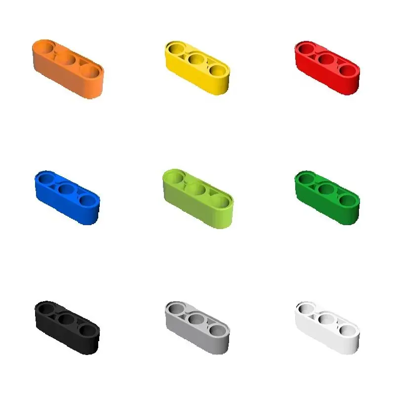 100pcs 32523 Liftarm Thick 1 X 3 For Technical MOC DIY Buildings Blocks Compatible High-Tech Gifts Bricks Toys
100pcs 32523 Liftarm Thick 1 X 3 For Technical MOC DIY Buildings Blocks Compatible High-Tech Gifts Bricks Toys