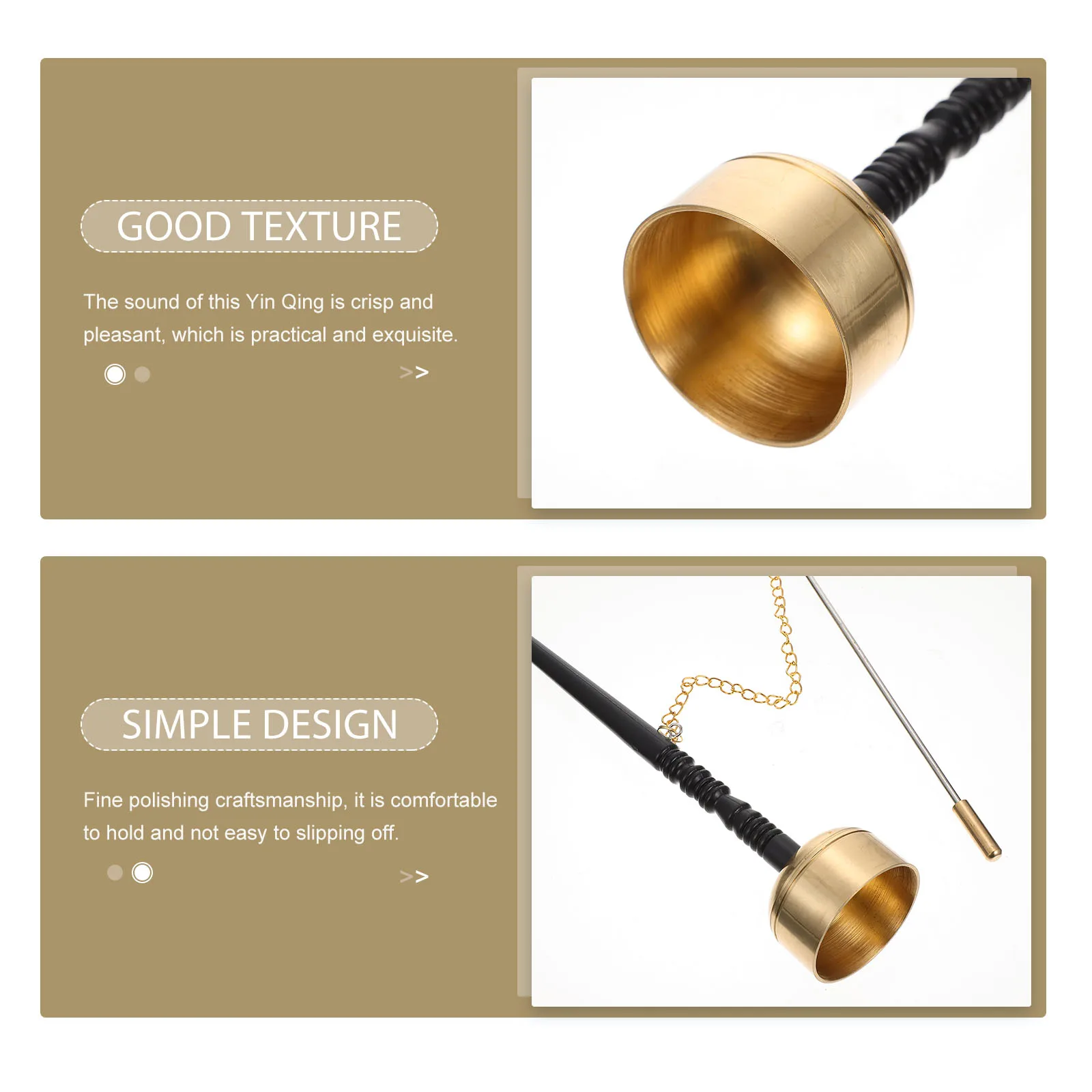 Large Exhausted Copper Yin Qing Musical Instrument Bells Bronze Bell Singing Strong Durable Long Use Fine Polishing Comfortable
Large Exhausted Copper Yin Qing Musical Instrument Bells Bronze Bell Singing Strong Durable Long Use Fine Polishing Comfortable
