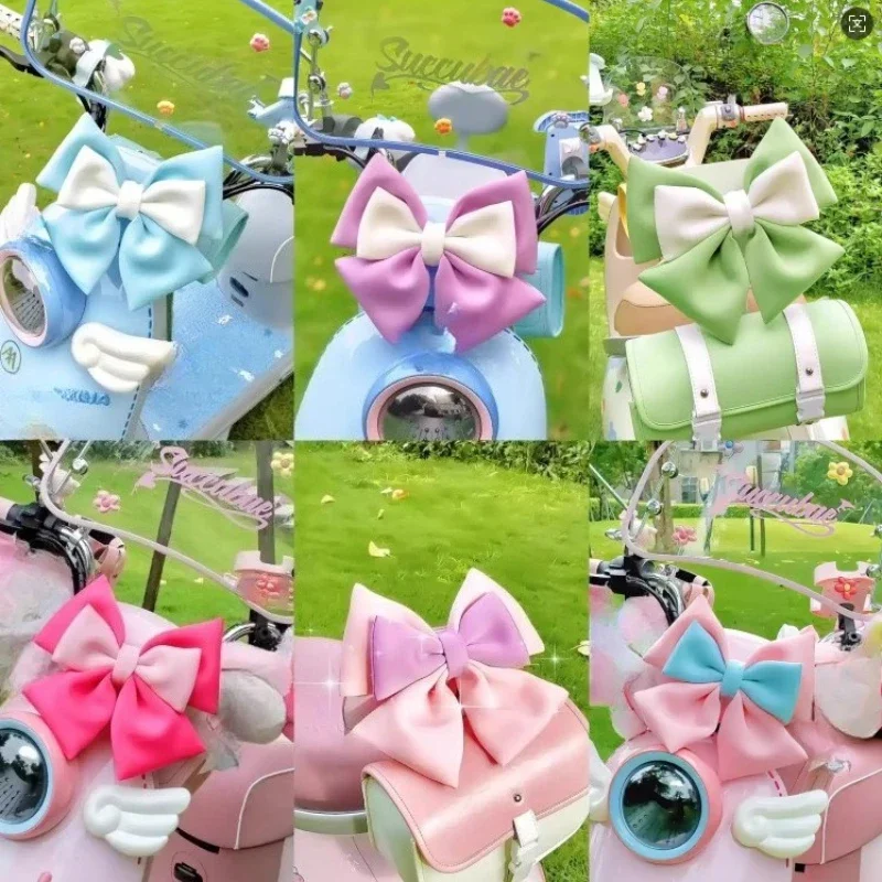 Motorcycle Helmet Bow Decoration Dual-color Bow Electric Bike Bowknot Helmet Accessories for Car Body Bowknot Decor For Women
Motorcycle Helmet Bow Decoration Dual-color Bow Electric Bike Bowknot Helmet Accessories for Car Body Bowknot Decor For Women