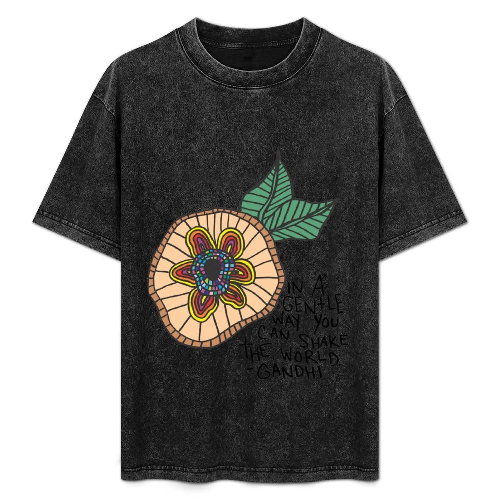 In a Gentle World inspirational quote Gandhi T-Shirt Comfortable Work Wear Tee
In a Gentle World inspirational quote Gandhi T-Shirt Comfortable Work Wear Tee
